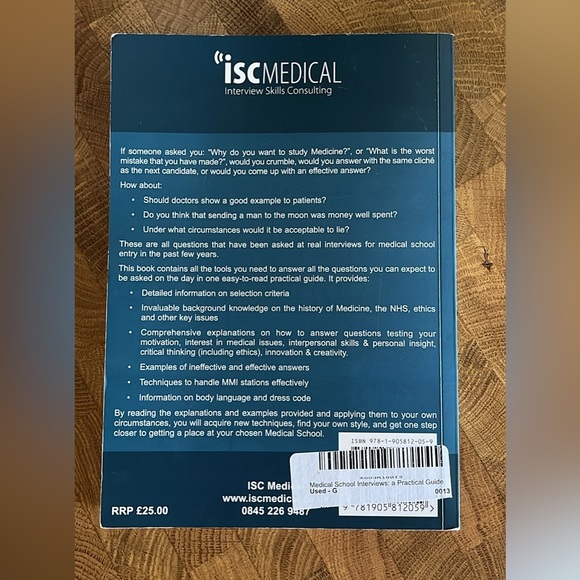 Medical School Interview Book - Picture 4 of 5
